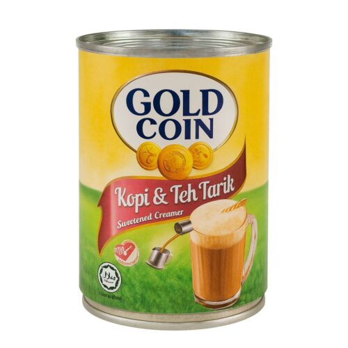 ☕ Gold Coin Kopi & Teh Tarik Sweetened Creamer | Krimer Manis Kopi & Teh Tarik Gold Coin